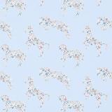 214035 Pretty Ponies Chintz/Blue