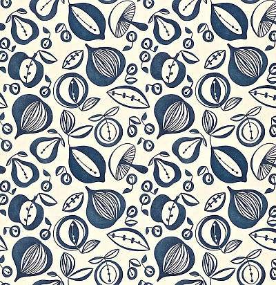 210227 Portobello - Cream/Indigo