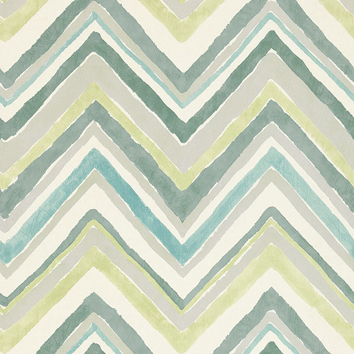211076 Zigzag Aqua/Chartreuse