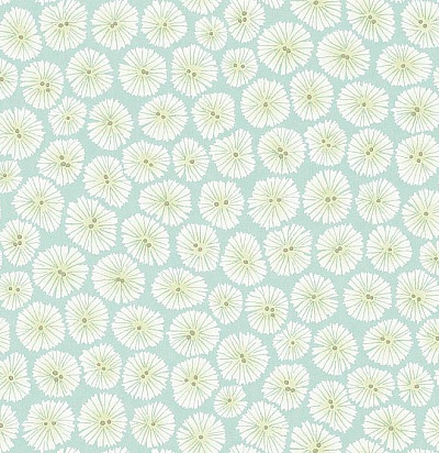 213715 Wind Flowers Aqua