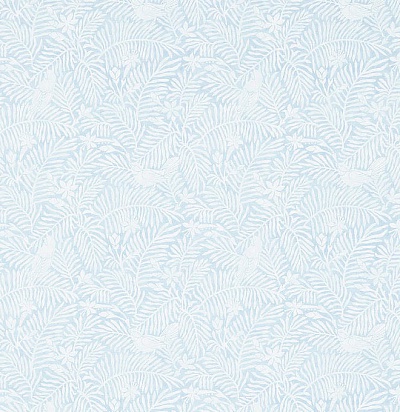 213733 Calico Birds Mineral Blue