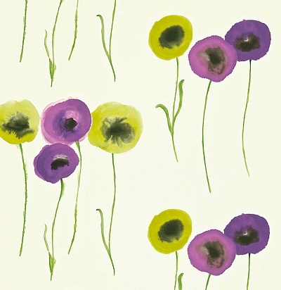 211665 Poppies Catkin/Blackberry