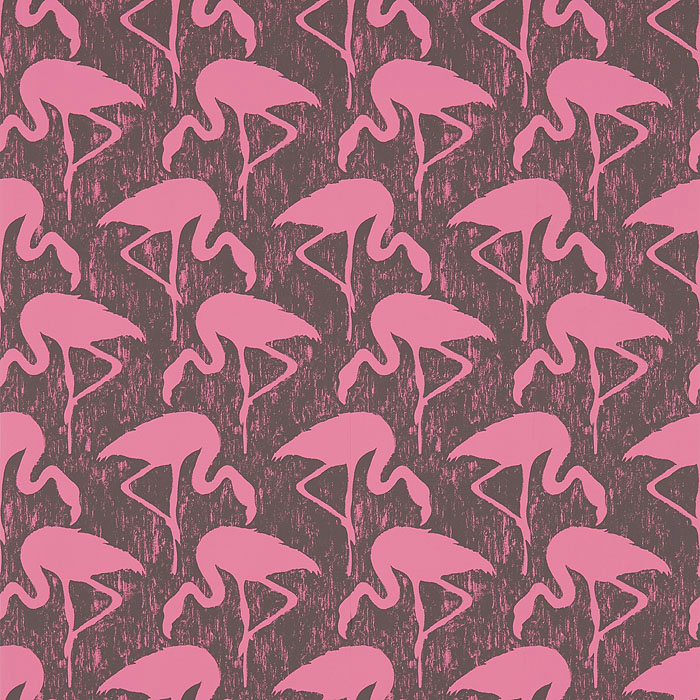 214567 Flamingos Charcoal/Pink